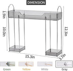 YCIA&DONE Bathroom Countertop Organizer Over The Faucet, Narrow Counter Organizers Above Sink, Table Mounted Faucet Over Sink
