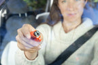resqme The Original Emergency Keychain Car Escape Tool, 2-in-1 Seatbelt Cutter and Window Breaker, Made in USA, Rainbow Pack 