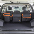 Deluxe Trunk and Backseat Organizer for Medium or large size SUVs & RVs, Detachable Storage Modules with Built-in Cooler,