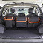 Deluxe Trunk and Backseat Organizer for Medium or large size SUVs & RVs, Detachable Storage Modules with Built-in Cooler,