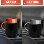 Car Cup Holder Expander - Fits Hydro Flasks 32/40 oz, Nalgene, Yeti & Large Bottles up to 3.8 inches Wide - for Car up to 3.2