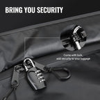 BougeRV Hitch Cargo Carrier Bag with Lock Waterproof Soft Shell 20 Cubic Feet (59" 24" 24") Cargo Bag for Hitch Carrier Include 8 Reinforced Straps for Truck Pickup RV All SUV with Hitch Cargo Basket