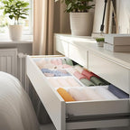 Criusia Drawer Organizer Clothes, 21 Pack Dresser Organizer for Baby Clothes, Underwear, Sock- Foldable Closet Organization a