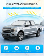 6pcs Windshield Sun Shades for Ford F150 2015-2020，Accessories, Reflective Thicken Full Car Window Covers Sunshade for Windshield Side Rear, UV Block and Blackout Privacy for Camping Napping
