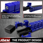 AMM 18-Piece Socket Organizer, 1/2 inch, 3/8 inch and 1/4 inch Drive ABS Tools-Socket Holder,Heavy Duty Socket Racks, Premium