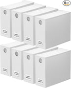 SpaceAid 8 Pack Bed Sheet Organizers and Storage, Foldable Organizer for Linen Closet, Sheets Set Folder Keeper with Window X