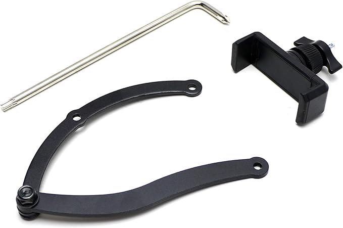 iJDMTOY Behind Tachometer Mount Smart Phone GPS Mounting Holder Kit Compatible with Mini Cooper Gen2 R55 R56 R60 R61 (360-Degree Rotatable)