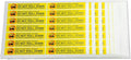 300 Labels - DO NOT ROLL Down Window Tint Stickers, 1 x 5 Inch - Auto Window Film Caution Label/While Film Cures for Professional & Tint Shop Business - Warning Labels