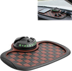Multifunction Car Anti Slip Dashboard Mat with 360° Rotatable Phone Holder, Temporary Parking Number, Organizer for Phone Sun