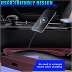 2PCS Car Seat Gap Filler Organizer, Multifunctional Car Gap Stopper Between Seat & Console Prevent Things Drop, Universal Vehicle Interior Phone Holder Accessories for SUVs Trucks (Red)