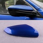 Blue Right Mirror Cap Cover For Honda Civic 2016 2017 2018 2019 2020 2021 Rearview Mirror Cap Replacement (Blue Right Side)