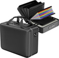 ENGPOW Fireproof Document Box with Lock, Fireproof Water Resistant Hard Case File Organizer Safe Box with Multi Pockets, Prot