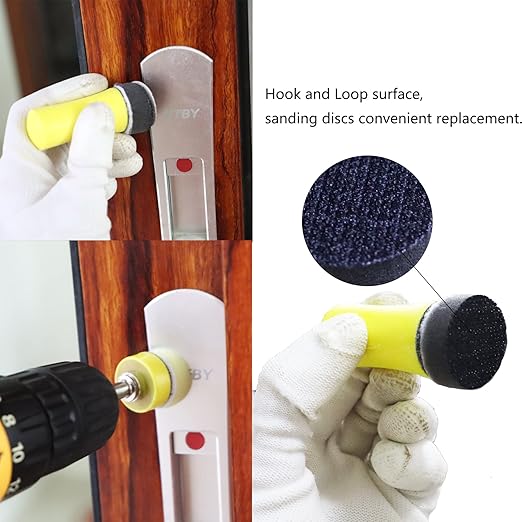 1inch Sandpaper 40-7000grit Sanding Disc with Shank Backer Plate and Soft Foam Buffering Pad Grinding Abrasive Sponge Sanding