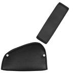 Kids Seat Belt Cover Pads, Universal Seat Belt Adjuster for Kids, HNHUAMING Kid's Shoulder & Belly Protective Padding for Travel, Soft Breathable Car Seat Straps Pads for Children, Black