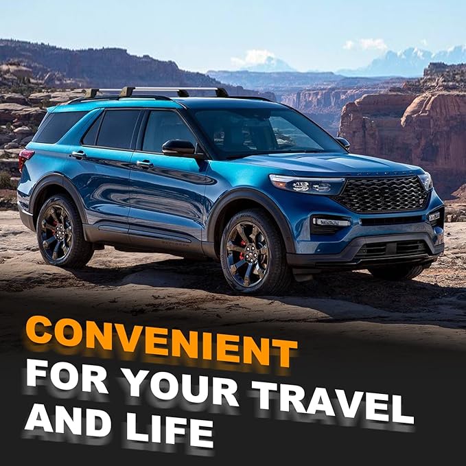 Snailfly Crossbars Customized Fit for 2020-2026 Ford Explorer Adjustable Cross Bars Roof Racks with Lock