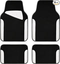 CAR PASS Waterproof Universal Fit Car Floor Mats, Car Mats Fit for SUV,Vans,sedans, Trucks,Set of 4pcs Car Carpet with Driver