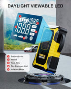 GOOLOO A3 Jump Starter with Air Compressor, 3000A Portable Car Battery Jumper Starter (9.0L Gas/6.5L Diesel) with