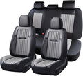 Coverado Car Seat Covers Full Set, Seat Covers for Cars, Car Seat Cover, Car Seat Protector, Leather Car Seat Cushion, Waterp
