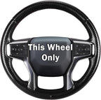Steering Wheel Cover for Chevy Silverado 1500 2019-Present/ 2500 3500 2020-Present/Blazer 2019-Present (Gasoline Models)/ Suburban Tahoe 2021-2024, Car Steering Wheel Cover Accessories for Chevrolet