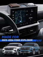 for Explorer Dashboard Center Console Organizer 2025 2026 Ford Explorer(Active/ST-Line/Platinum/ST) Accessories 13.2’’ Behind Screen Organizer Box Dash Tray