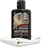 Doc Baileys Black Leather Detail Kit - All-in-One Leather Cleaner, Conditioner, Dye & Waterproofer - Restores Faded Black Lea