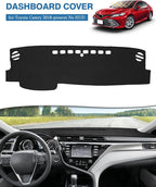 FIILINES Dash Cover for Toyota Camry 2018-2024 (No HUD), Camry Accessories Dashboard Cover Mat No Glare Sunshade Anti-Slip Pa