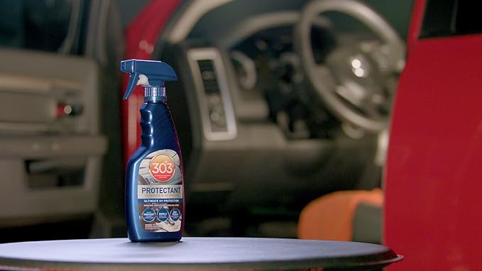 303 Products Automotive Protectant Spray - Helps Prevent Fading & Cracking, Repels Dust, Lint & Staining, Superior UV Protect