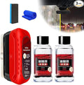 Automotive Oil Film Cleaning Brush, Oil Repellent Film For Car Windows (1pcs+120ml)