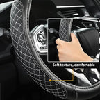 West Llama Customized Auto Car Steering Wheel Cover for Dodge 1989-2011 RAM 1500 2500 3500, Charger, Durango, Challenger(Diam