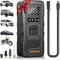 Tire Inflator Portable Air Compressor, Up to 160 PSI Car Tire Inflator, Cordless Air Pump, Portable Tire Pump with Gauge - Portable Tire Inflators for Car, Light Pickup, Bike and More