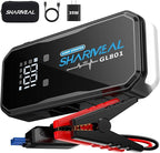 Sharmeal 21-in-1 8000A Jump Starter, 20000mAh Car Booster Pack with PD 35W Super Fast Charging, 12V Jump Starter Battery