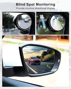 Blind Spot Heated Mirror Glass Fit for Toyota RAV4 4runner Tacoma Venza 2013-2025 Replace 8793142E50 8793142D60 8790204021 TO1325143 TO1325145, Right Passenger Side