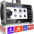 2026 BOSSCOMM IF742 OBD2 Scanner, ABS/SRS/Transmission/Check Engine Code Reader Scan Tool with 6 Resets, ABS