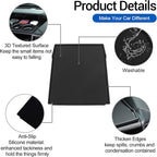 Dashboard Mats Fit for Subaru Forester/Impreza/XV/Crosstrek 2018-2023, Car Dashboard Anti-Slip Silicone Pad, Center Console D