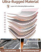 Vacuum Storage Bags for moving, Vacuum Seal Bags for Memory Foam, Latex, Clothing & Bedding, Space Saver Bags for Organizatio