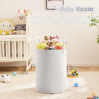 Artfeel Laundry Basket,Woven Cotton Rope Laundry Hamper,60L for Decorative Storage of Dirty Clothes,Toys and Blankets in Bath