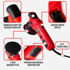 Adam's 9mm Dual Action Car Polisher - Buffer Car Scratch Remover for Car Detailing