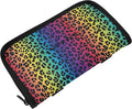 Car Tissue Holder Car Visor Organizer Tissue Box Holder for Car Sun Visor Organizer with Car Vehicle Accessories Essentials Interior for Women Men Rainbow Leopard Print