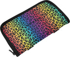 Car Tissue Holder Car Visor Organizer Tissue Box Holder for Car Sun Visor Organizer with Car Vehicle Accessories Essentials Interior for Women Men Rainbow Leopard Print