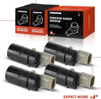 A-Premium 4-PC Front Reverse Backup Parking Assist Sensor Compatible with Select BMW Models - X5 2000-2006, 525i 2004-2007, 5