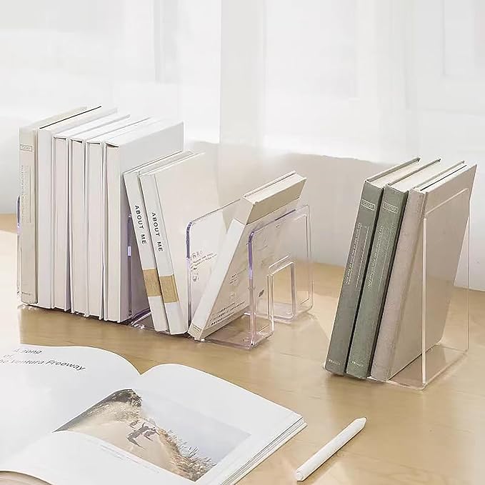 Purse Organizer for Closet, Clear Acrylic File Organizer, Desk File Holder for Book, Document, Envelopes, Binder, Mail, Handb
