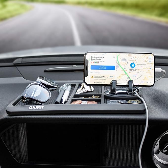 2020 Newest Multifunctional Anti-Slip Car Mat Auto Phone Holder Non Slip Sticky Anti Slide Dash Phone Mount Silicone Dashboar
