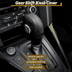 Car Gear Shift Cover Leather for Ford Fusion/Escape/Edge/Focus/Fiesta/Transit/EcoSport/C-Max Automatic Gear Shift Knob Cover 