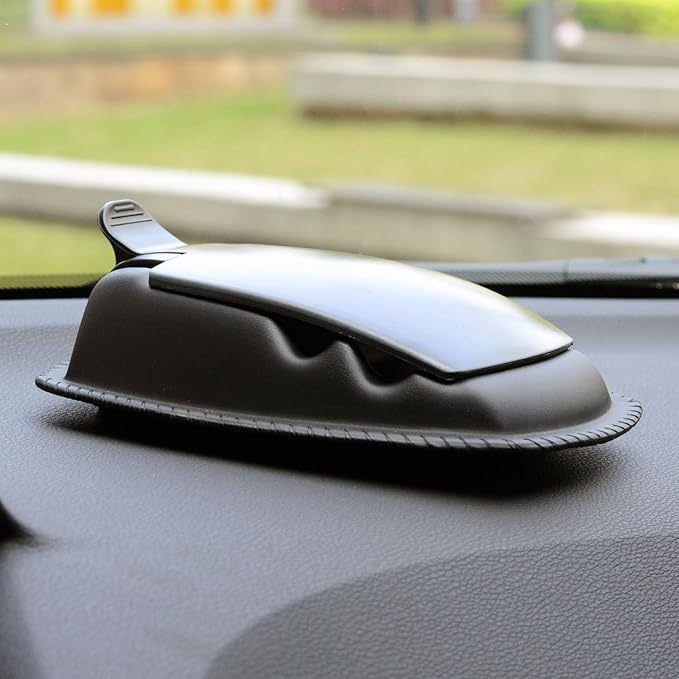 APPS2Car GPS Car Truck Mount, Non-Slip GPS Bean Bag Dash Mount 2-in-1 Anti-Skid Friction Dashboard Sandbag Clamshell Phone Holder for Garmin Nuvi Tomtom Magellan Navigation & All Cell Phone iPhone