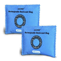 Silica Gel Desiccant Packets, Indicating Rechargeable Desiccant Packs for Storage, 100g×2pcs Moisture Absorbers for car Gun