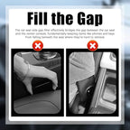2PCS 2026 New Car Seat Gap Filler Organizer,in Between Car Seat Catcher with Phone Holder & Sunglass Holder & Cars Hook,Universal Cars Gap Seats Filler to Avoid Items Falling