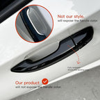 YINGTUU for Honda Accord 10th Gen 2018 2019 2020 2021 2022 Accessories Stickers Door Handle Cover Decals Bright Black