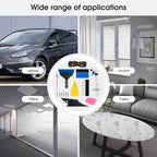 9 Pcs Vehicle Car Window Tint Application Tools Kit Glass Protective Film Installing Tool Car Window Film Squeegee Auto Vinyl Wrap Installation Kit for Vinyl (9)