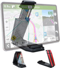Mini Dashboard GPS Mount Holder Phone Tablet PC Navigation Holder for Garmin Nuvi Tomtom iPhone iPad Galaxy Yoga Android Fits 4.3"-10.1" GPS & Smartphone Friction Clamp Mount (Red)