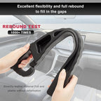 2PCS Car Seat Gap Filler Organizer, PU Leather Crevice Blocker Gap Plug Between Seat and Console, Universal Car SUV Truck Gap Organizer Stop Phone Wallet Keys from Dropping